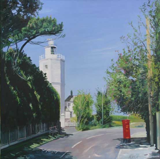 North Foreland Lighthouse. Oil on canvas 40 x 40 inches (102 x 102 cm).  POA