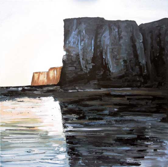 Bottany Bay, Morning. Oil on canvas 36 x 36 inches (92 x 92 cm).  POA